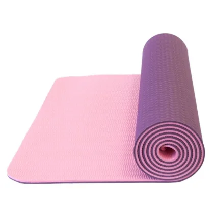 YATE Yoga mat dvouvrstvá TPE růžová