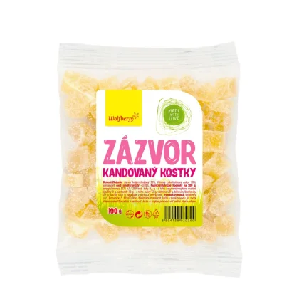 Wolfberry Candied ginger cubes