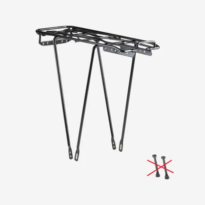 BTWIN Nosič batožiny na 24" bicykel čierny bez