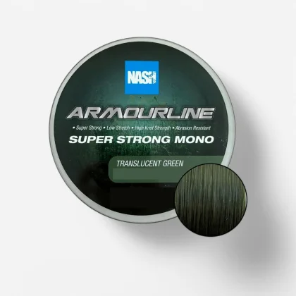 NASH Kaprový vlasec Armourline super strong mono 35/100, 1000 m – zelený bez
