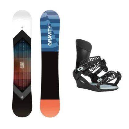 Gravity Adventure 25/26 pánský snowboard + Gravity Drift black/sage vázání