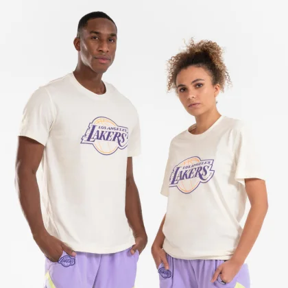 TARMAK Basketbalové tričko TS 900 NBA Lakers muži/ženy biele XS