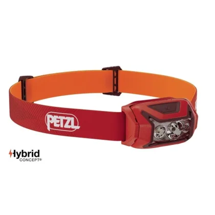 Petzl Petzl Actik výkonná, jednoduchá čelovka s červeným světlem