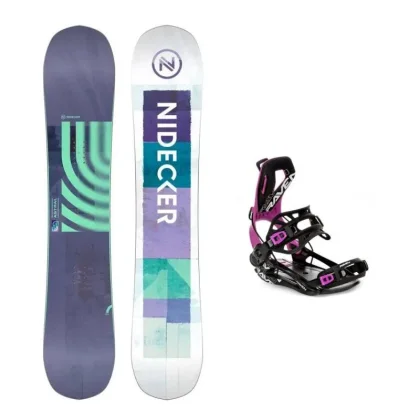 Nidecker Astral 25/26 dámský snowboard + Raven Fastec FT360 black/fuchsia dámské vázání
