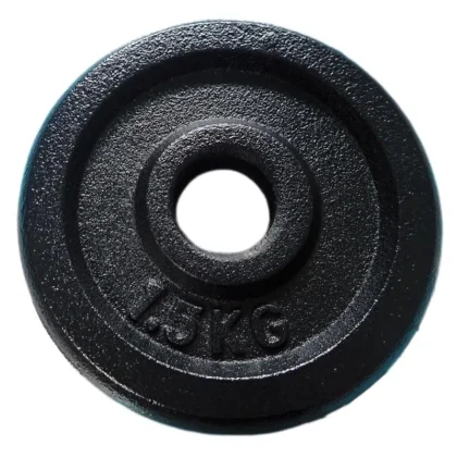 Acra Litinový kotouč (závaží) na činky 1,5kg - 25mm