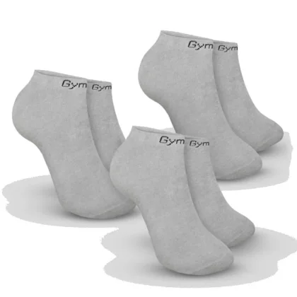 GymBeam Ponožky Ankle Socks 3Pack Grey