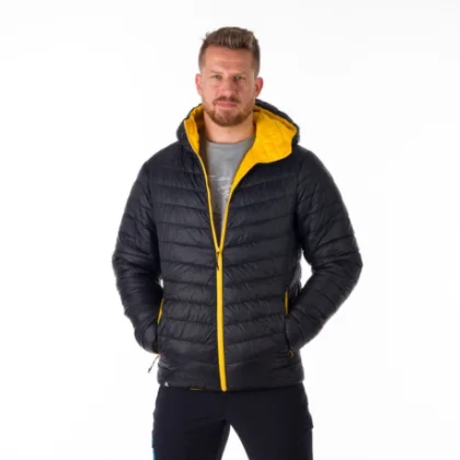 Pánska turistická bunda NORTHFINDER DAN-583-blacklemon
