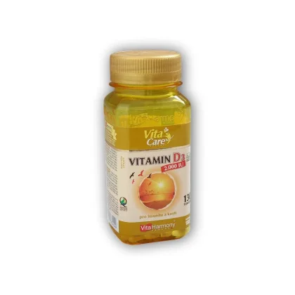 VitaHarmony Vitamín D3 2000 IU 50mcg 130 tobolek