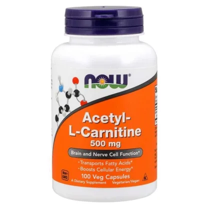 Ацетил-L-карнитин 500 mg - NOW Foods