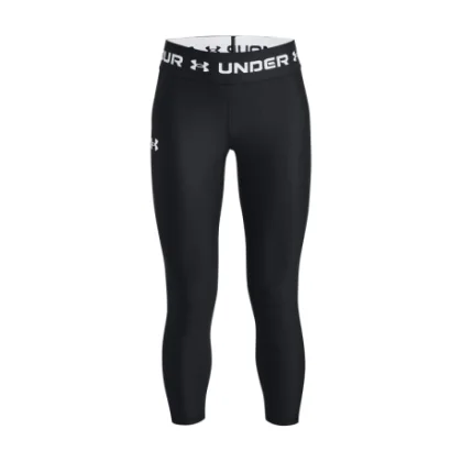 Dievčenské tréningové 3 4 nohavice UNDER ARMOUR Armour Ankle Crop-BLK