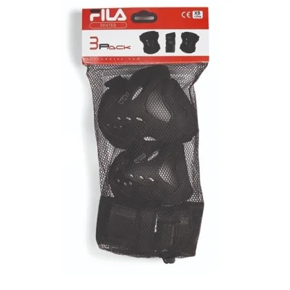Juniorské chrániče na brusle FILA SKATES FILA JR BOY FP GEARS BLK RED