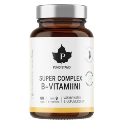PUHDISTAMO Super vitamín b-complex 60 kapsúl
