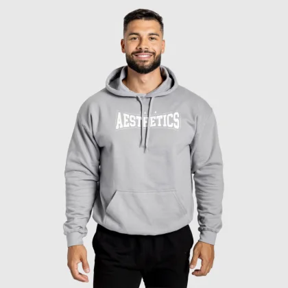 Mikina s kapucňou Iron Aesthetics Frontline, modrá