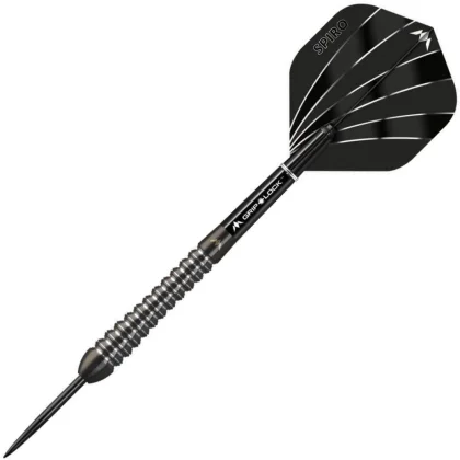 Šípky steel Mission Spiro 24g, M2,curved, 90% wolfram