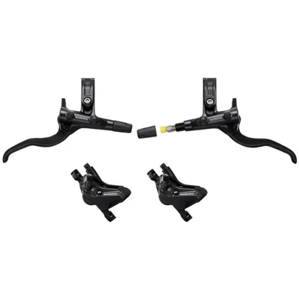 Shimano brzda kotoučová Deore MT420 čtyřpístková p+z (1000+1850 mm) komplet bez kot.(zadní J-kit)