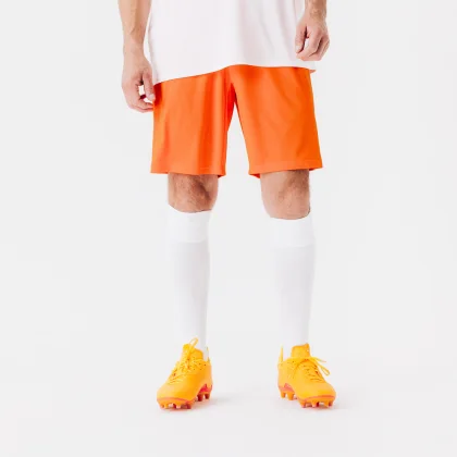 KIPSTA Futbalové šortky Essentiel oranžové XS