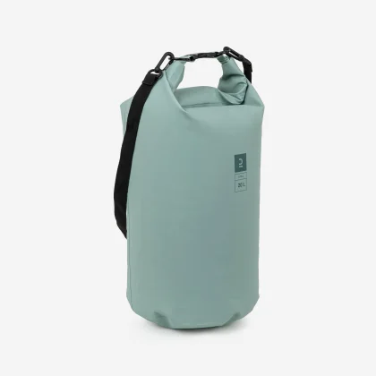 DECATHLON Vodotesný vak (IPX6) 20 l kaki bez