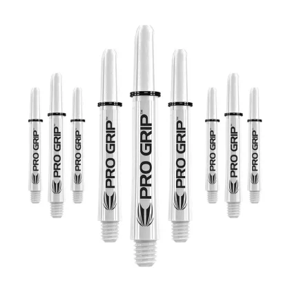 Násadky na šípky TARGET Pro Grip stredné 41mm, biele, 9 ks