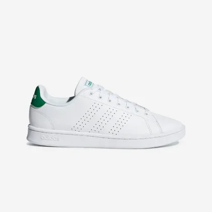 ADIDAS Detské tenisky Adidas Advantage na šnúrky od 35 do 39 bielo-zelené 37