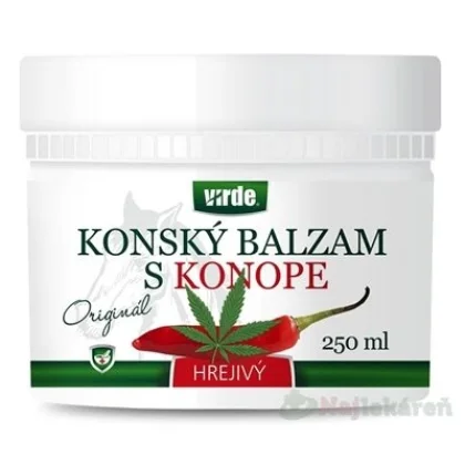 Virde konský balzam s konopím hrejivý 250 ml