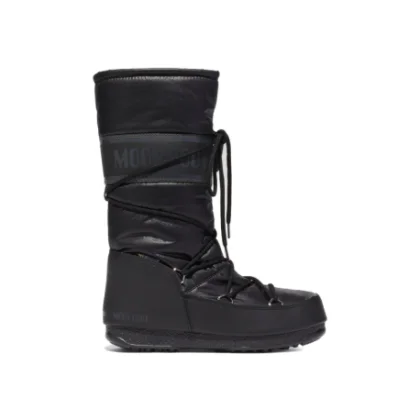 Dámske vysoké zimné topánky MOON BOOT HIGH NYLON, 001 black