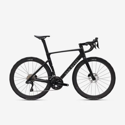 VAN RYSEL Cestný bicykel RCR 105 Di2 2x12 PWM čierny XS