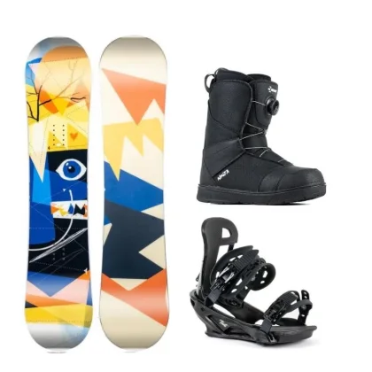 Beany Bonjour dětský snowboard + Beany Trust vázání + Beany Ninja BS
