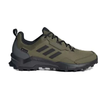 Pánska nízka turistická obuv ADIDAS Terrex AX4 GTX focus olive core black grey five