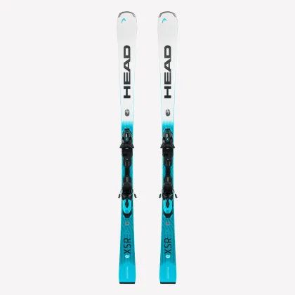 HEAD HEAD WC Rebels e.XSR pánske zjazdové lyže s viazaním modro-biele 177 cm