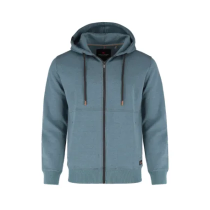 Pánska mikina so zipsom VOLCANO FLOCK-601-BLUE