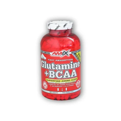 Amix L-Glutamine + BCAA 360 kapslí