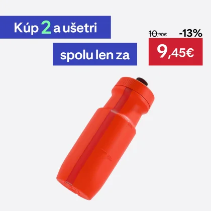 TRIBAN Cyklofľaša SoftFlow M 650 ml červená bez