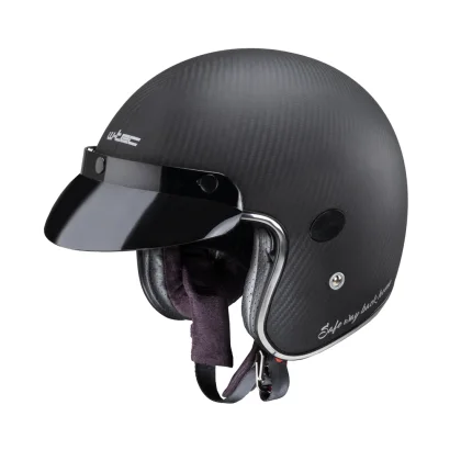 Moto prilba W-TEC Vacabro SWBH Farba Matt Carbon Pure,
