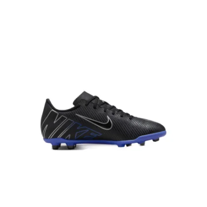Chlapecké fotbalové kopačky outdoorové NIKE Mercurial Vapor 15 Club Jr FG black hyper royal chrome