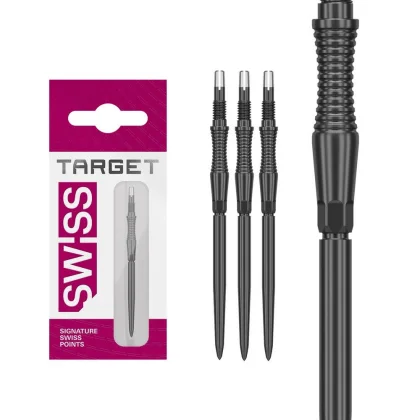 Hroty na šípky Target Swiss Storm RST čierne 42mm 3ks