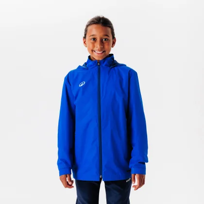 KIPSTA Detská bunda Viralto Club nepremokavá modrá 14-15 r (161-172 cm)