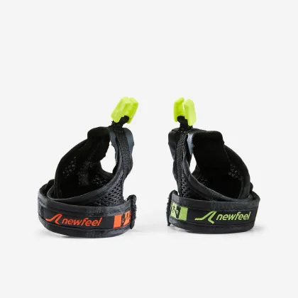 NEWFEEL Pútka NW G100 na nordic walking pre deti čierne bez