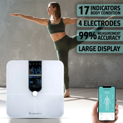 Inteligentná osobná váha inSPORTline Syncale 100
