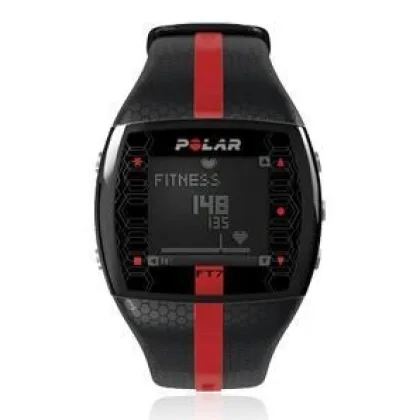 Polar FT 7 pánské, černá/červená + Comfort Belt s vyměnitelnou baterií (AKČNÍ CENA) (VÝPRODEJ)