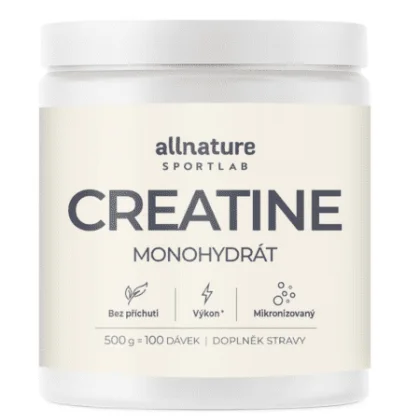 ALLNATURE Sportlab creatine monohydrát prášok bez príchute 500 g