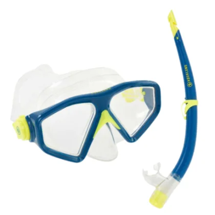 Potápěčský snorklovací set AQUALUNG SATURN COMBO TRANSPARENT BLUE
