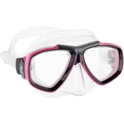 Potápěčská maska CRESSI FOCUS MASK SIL CLEAR FRAME PINK