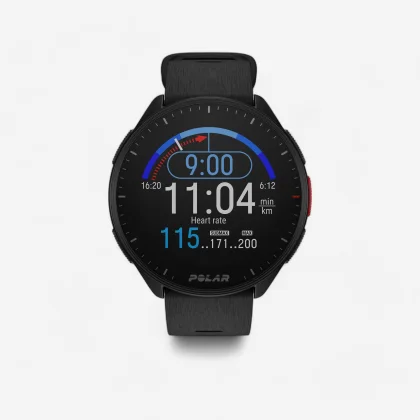 POLAR Inteligentné hodinky s kardio a GPS Polar Pacer čierne bez