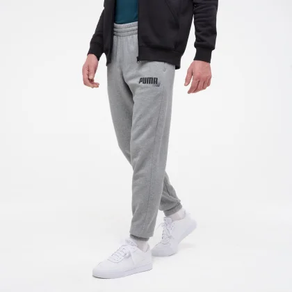 PUMA PUMA pánske fitness tepláky sivé S