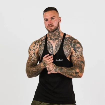 GymBeam Tílko Stringer Black