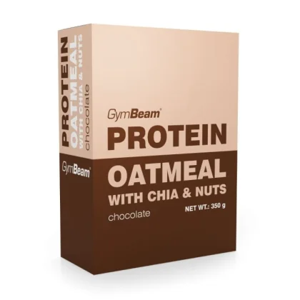 GymBeam Proteínová ovsená kaša s chia a orechmi lesné ovocie