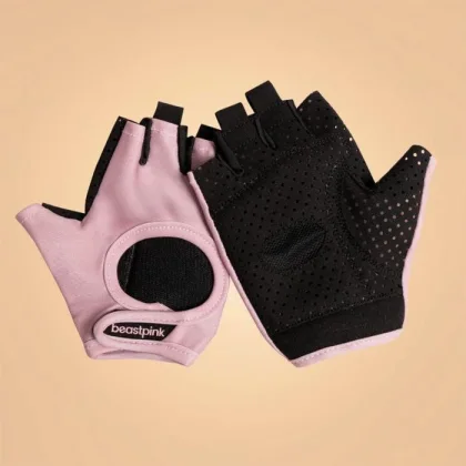 GymBeam Dámské fitness rukavice Hyper Pink