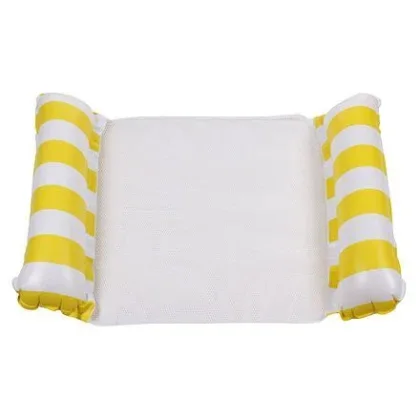Merco Float Stripe nafukovací lehátko žlutá