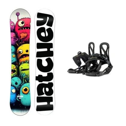 Hatchey Loony dětský snowboard + Beany Kido vázání