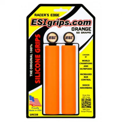 Rukojeti na řídítka ESI Racer´s Edge - orange